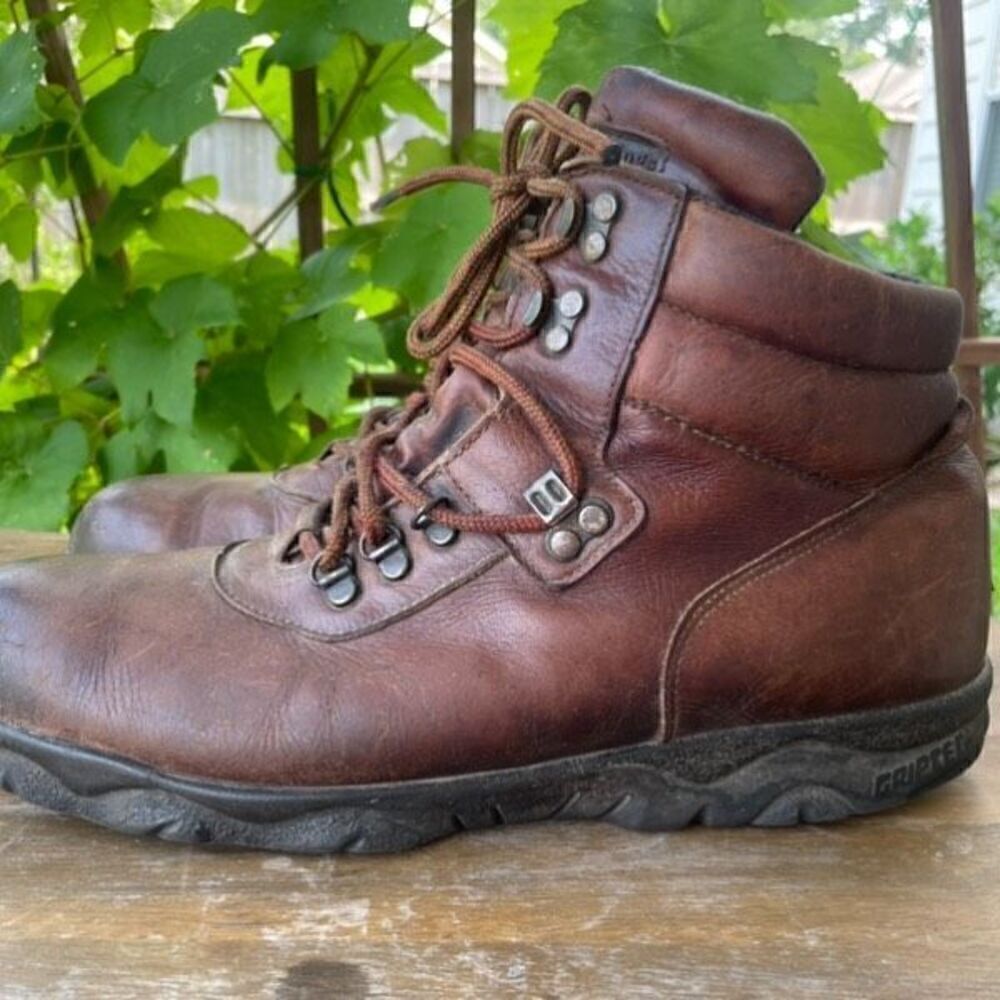 Red Wing Leather Steel Toe Work Boots Mens Sz 13 D Lace Up Oilfield Construction
